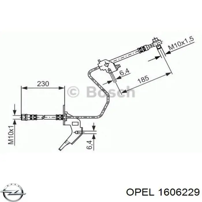 Купить 1606229 Opel Комплект сцепления (диск, корзина, подшипник)