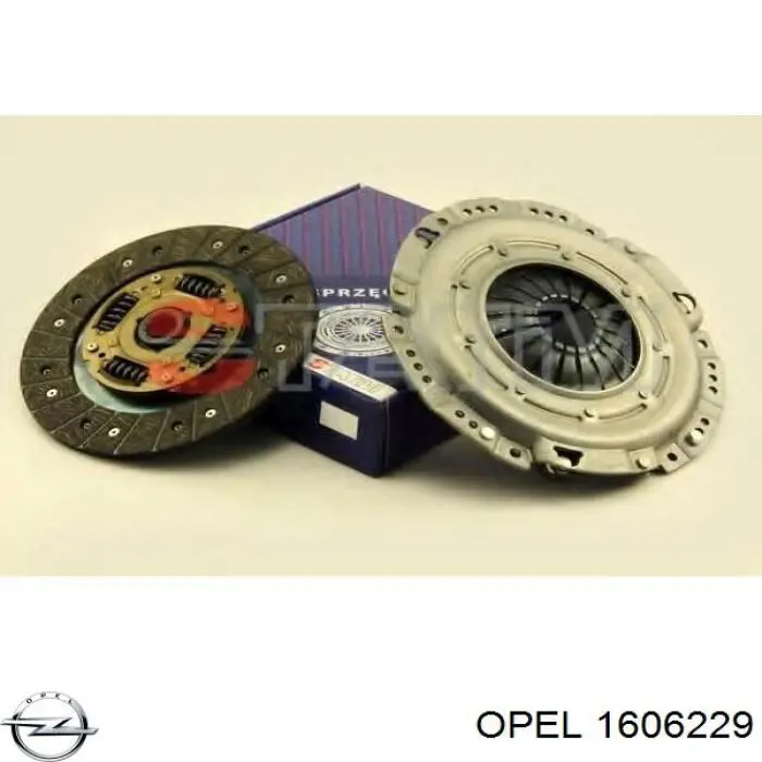 1606229 Opel kit de embraiagem (3 peças)
