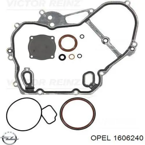 1606240 Opel kit inferior de vedantes de motor