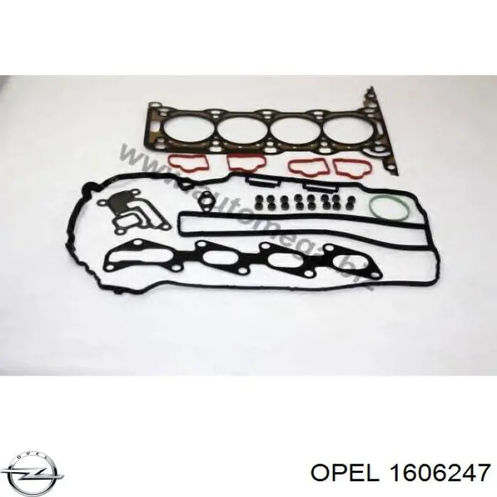 1606247 Opel комплект прокладок двигателя верхний