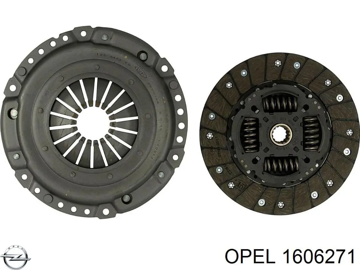 Комплект сцепления (3 части) Opel 1606271 цена, от 126.75 USD