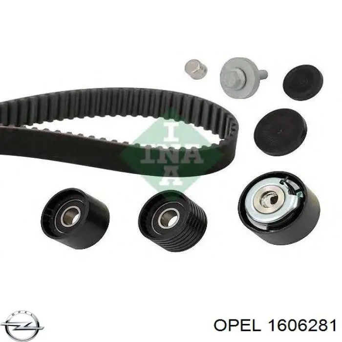 1606281 Opel Комплект ремня ГРМ