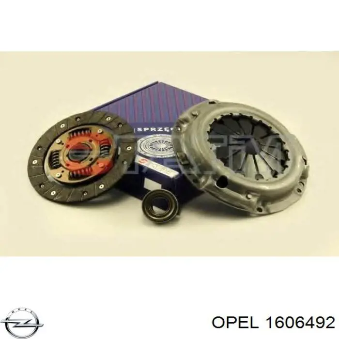 Купить 1606492 Opel Комплект сцепления (диск, корзина, подшипник)