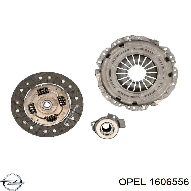 Купить 1606556 Opel Комплект сцепления (диск, корзина, подшипник)