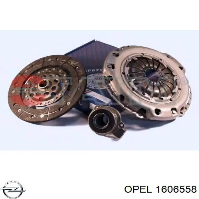 1606558 Opel kit de embraiagem (3 peças)