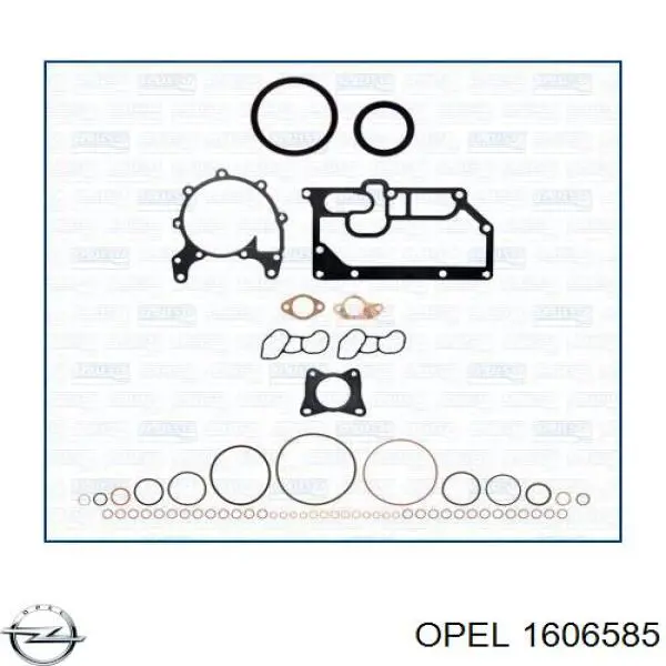 1606585 Opel kit de embraiagem (3 peças)