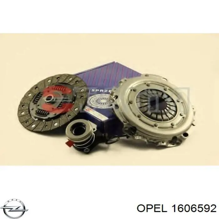 Комплект сцепления (3 части) Opel 1606592 цена, от 170.54 USD