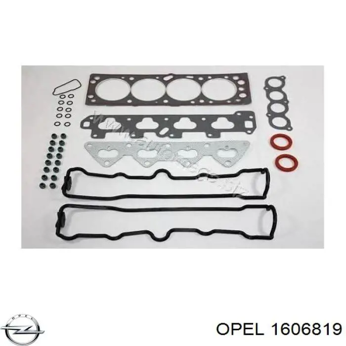1606819 Opel комплект прокладок двигателя верхний