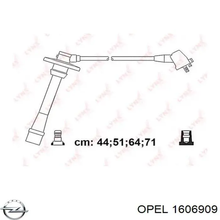 Купить 1606909 Opel Комплект сцепления (диск, корзина, подшипник)