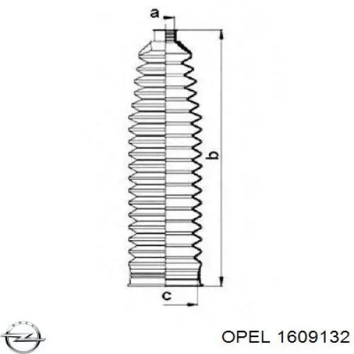 Пыльник тяги Opel 1609132 цена, от 7.17 USD