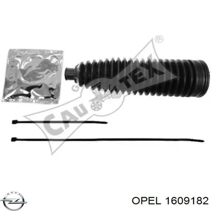 1609182 Opel bota de proteção do mecanismo de direção (de cremalheira)