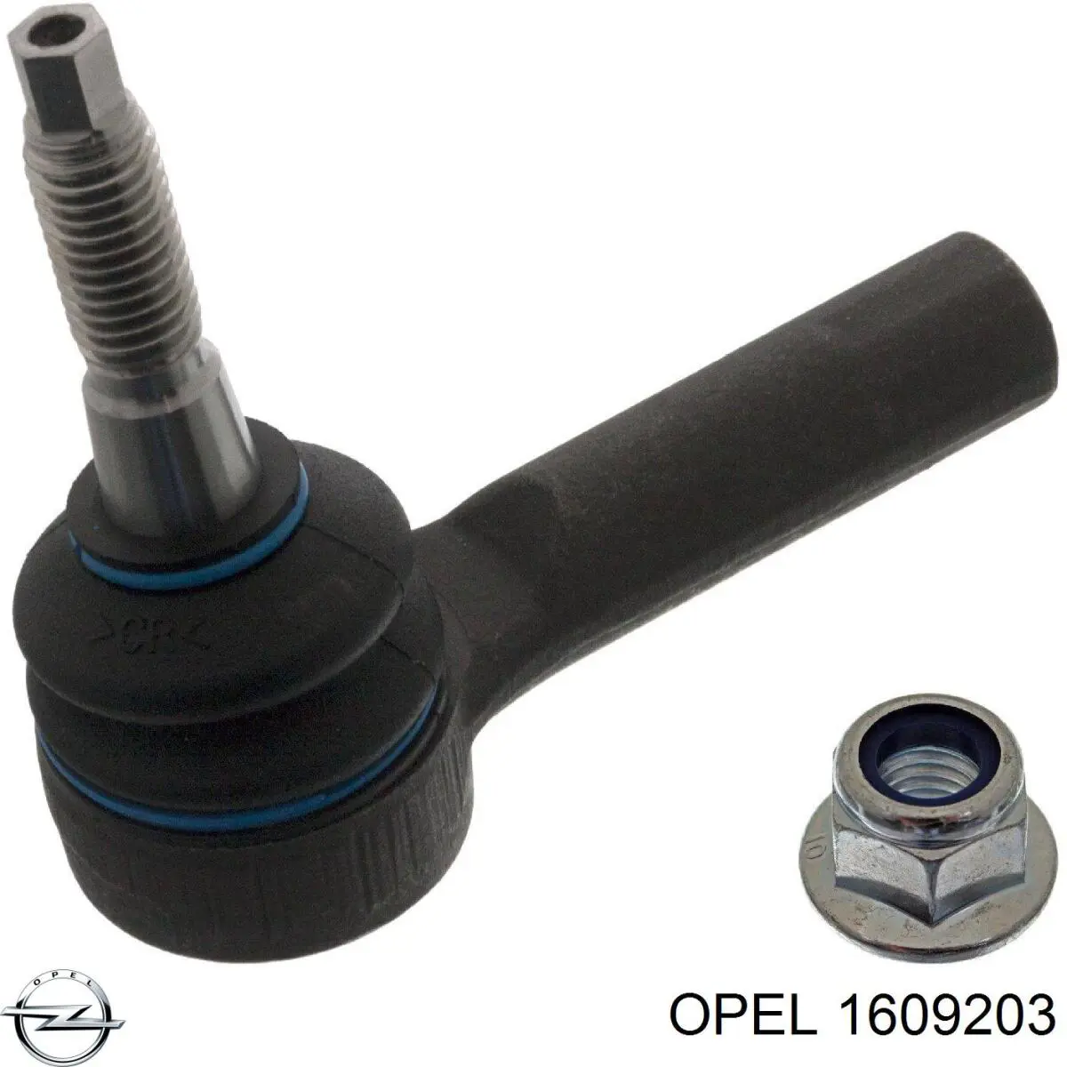 1609203 Opel ponta externa da barra de direção