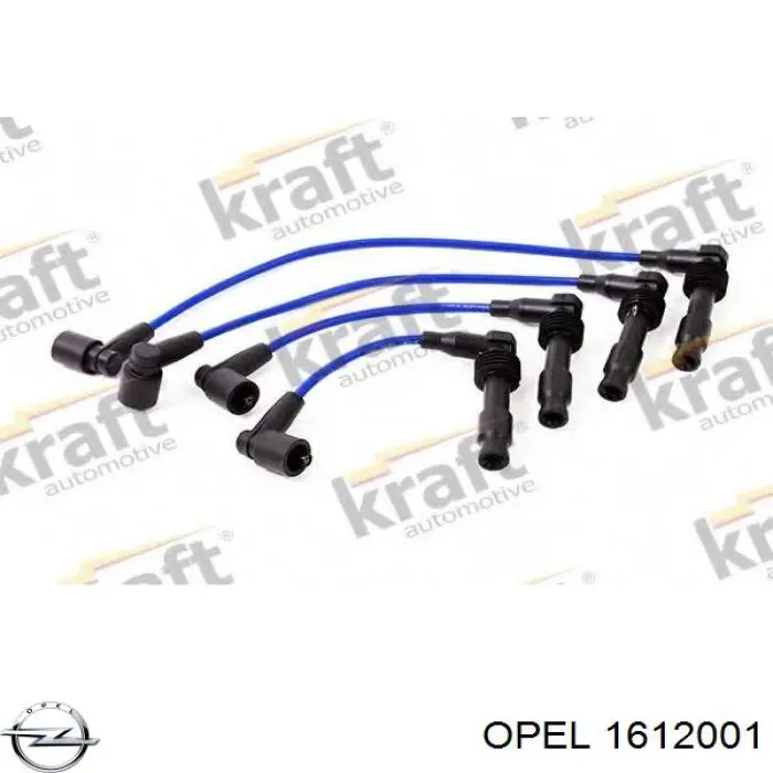 1612001 Opel высоковольтные провода
