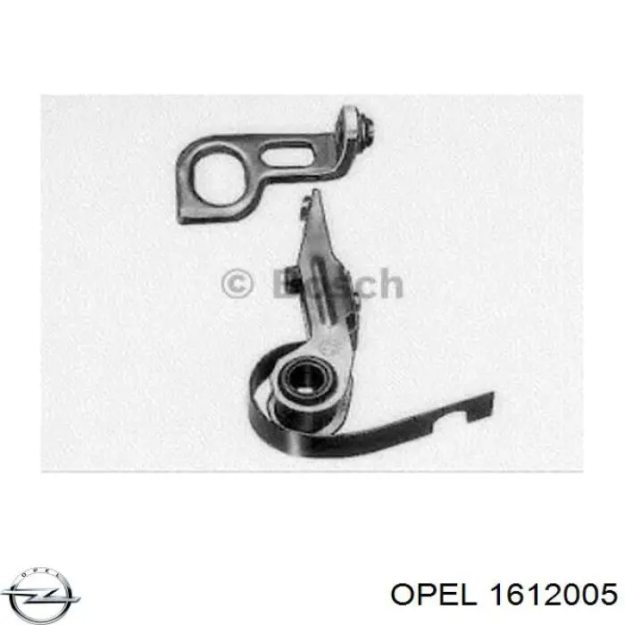 Контактная группа распределителя зажигания Opel 1612005 цена, от 14.59 USD