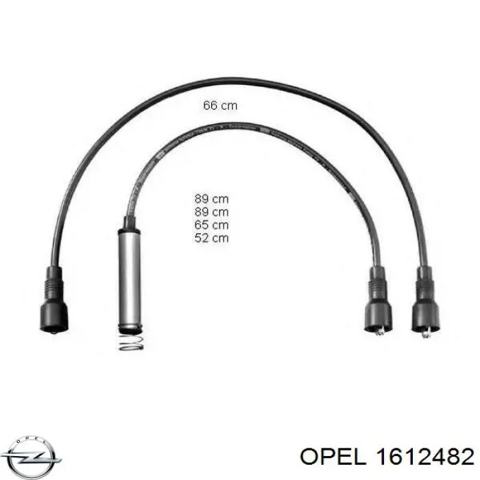 1612482 Opel высоковольтные провода