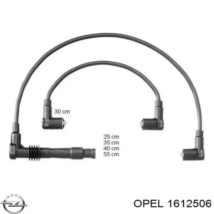 1612506 Opel высоковольтные провода