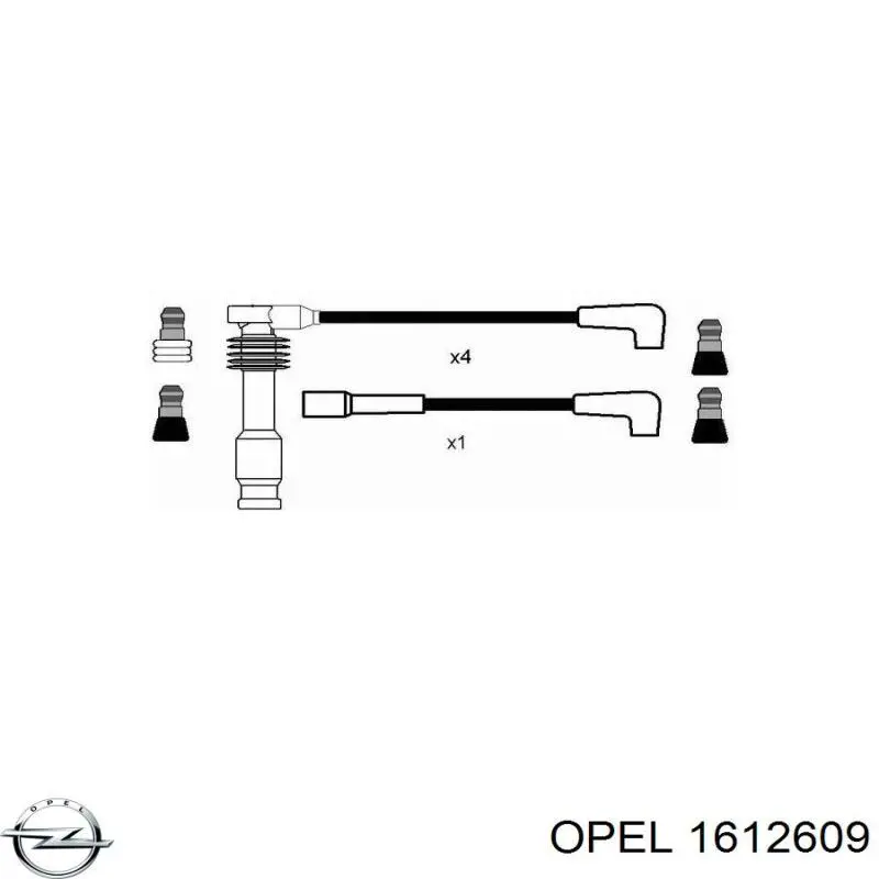 Провода зажигания Opel 1612609 цена, от 20.90 USD