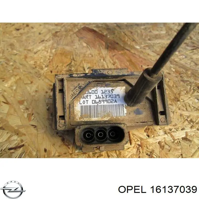 16137039 Opel датчик давления во впускном коллекторе, map