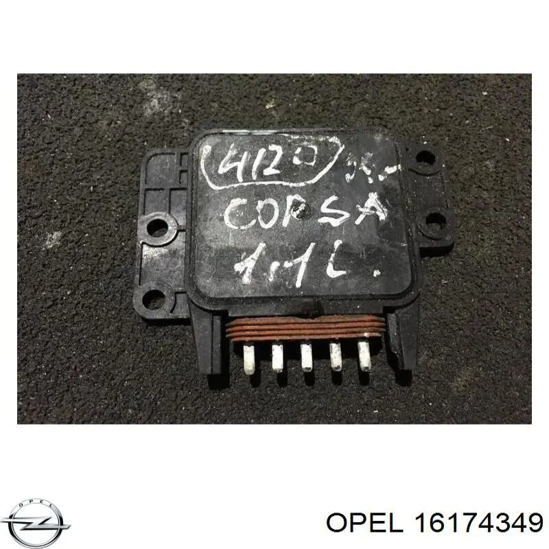 Модуль зажигания (коммутатор) Opel 16174349