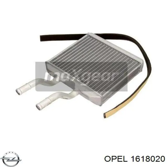 Радиатор печки 1618020 Opel