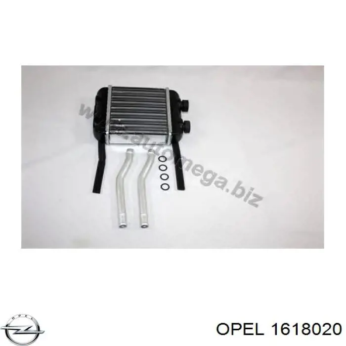 1618020 Opel Радиатор отопителя салона