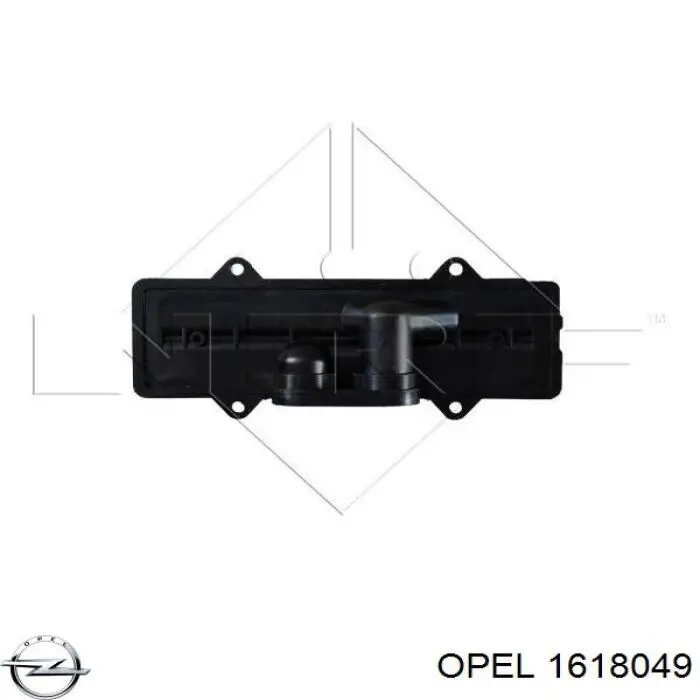 1618049 Opel радиатор печки