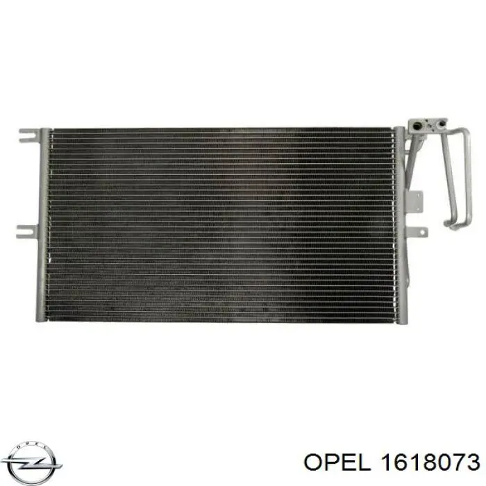 1618073 Opel радиатор кондиционера