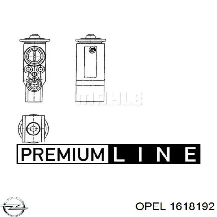 Клапан расширительный Opel 1618192 цена, от 14.65 USD