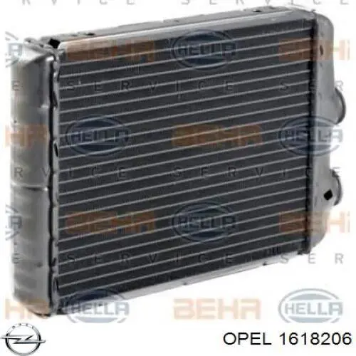 1618206 Opel радиатор печки