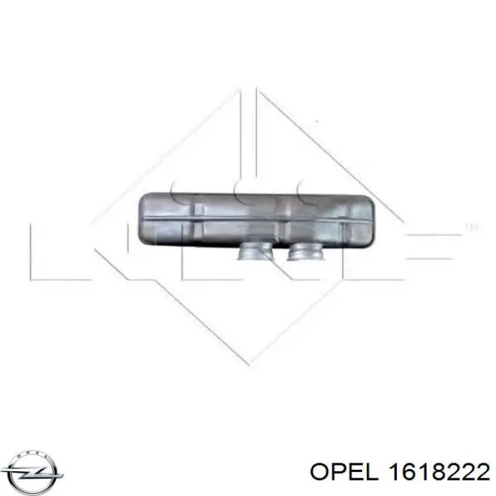 Радиатор отопителя Opel 1618222