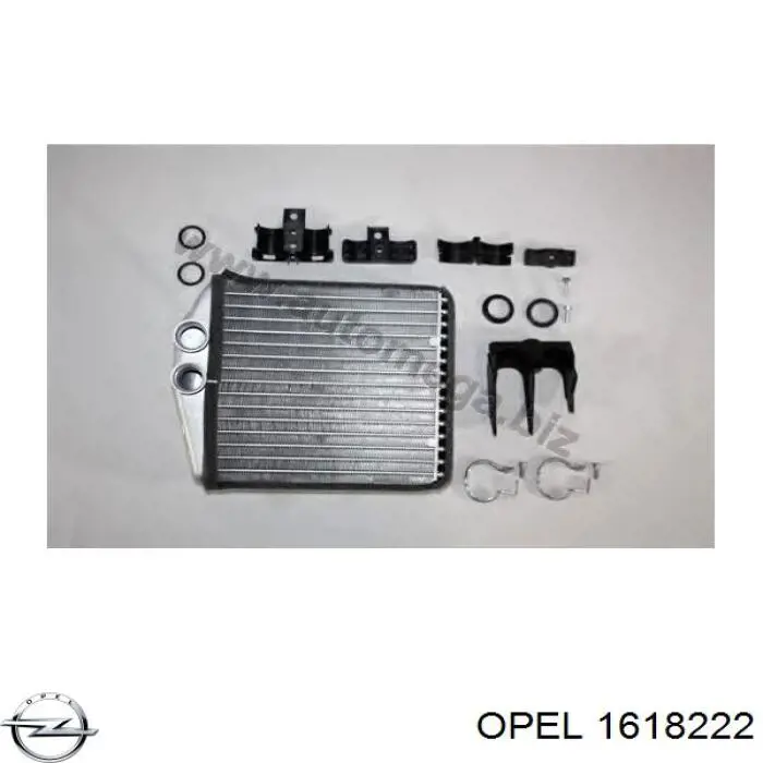 Радиатор печки (отопителя) Opel 1618222