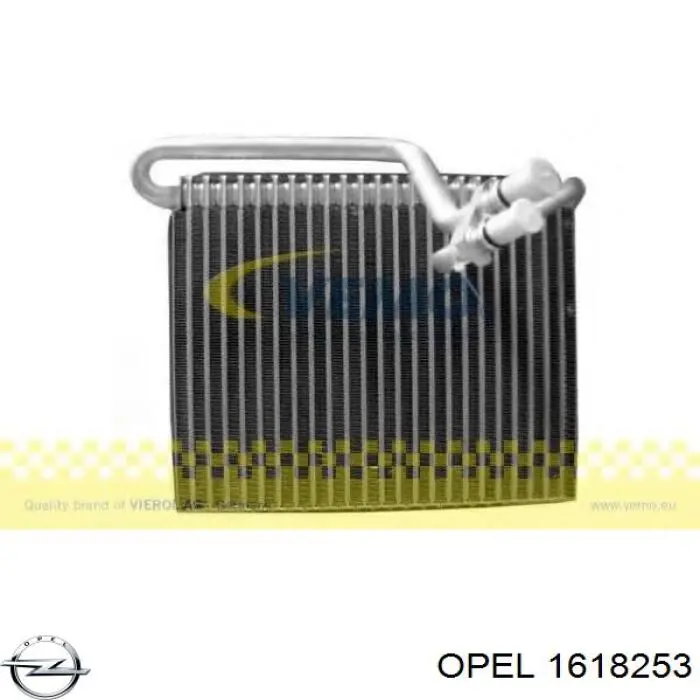 Радиатор испарителя кондиционера Opel 1618253 цена, от 130.71 USD