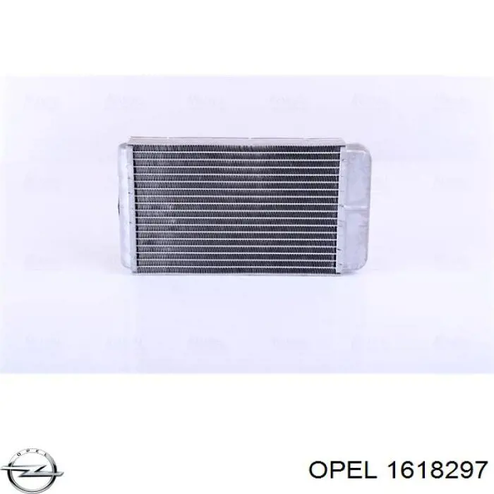 Радиатор печки (отопителя) Opel 1618297 цена, от 37.92 USD