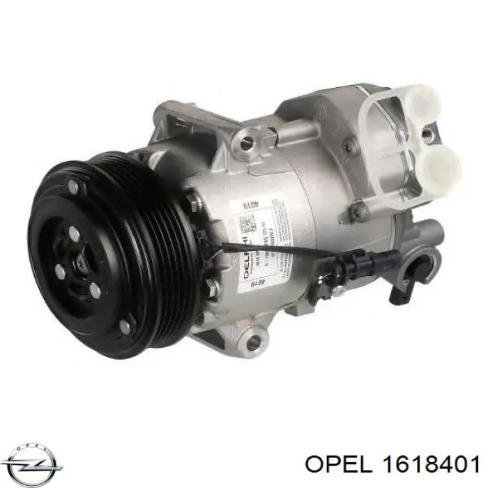 Компрессор кондиционера 1618401 Opel