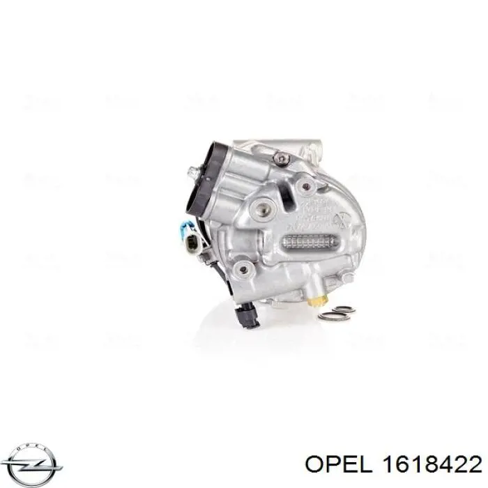 Компрессор кондиционера 1618422 Opel