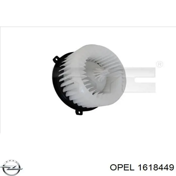 1618449 Opel motor de ventilador de forno (de aquecedor de salão)