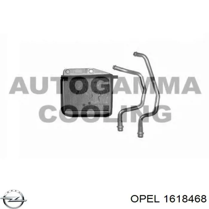 1618468 Opel радиатор печки