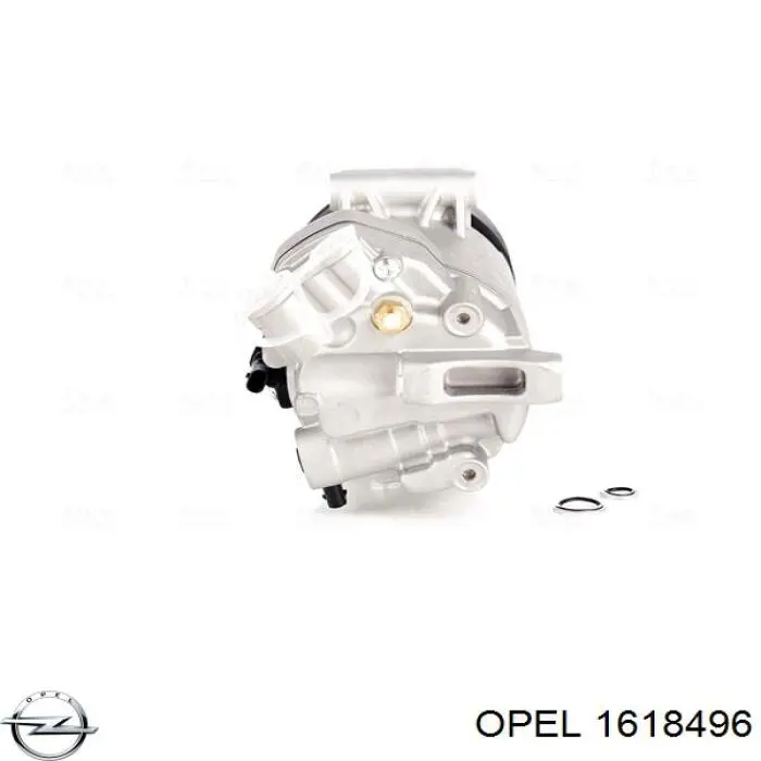 Компрессор кондиционера 1618496 Opel