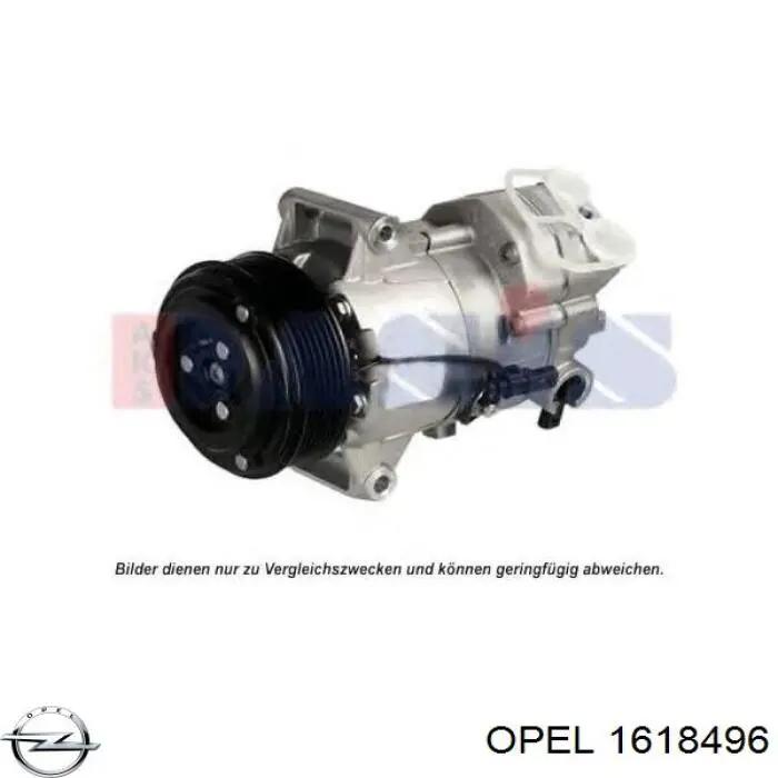 1618496 Opel compressor de aparelho de ar condicionado