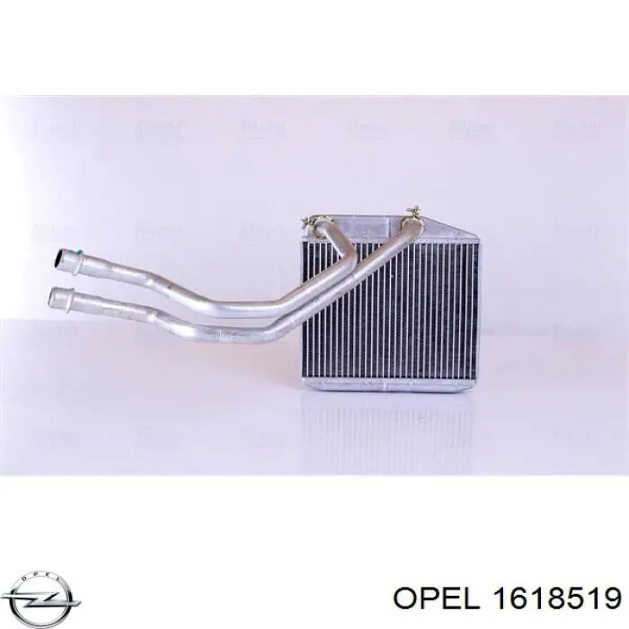 1618519 Opel Радиатор отопителя салона