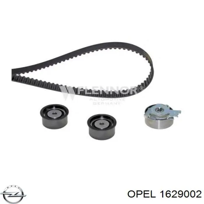 1629002 Opel Комплект ремня ГРМ