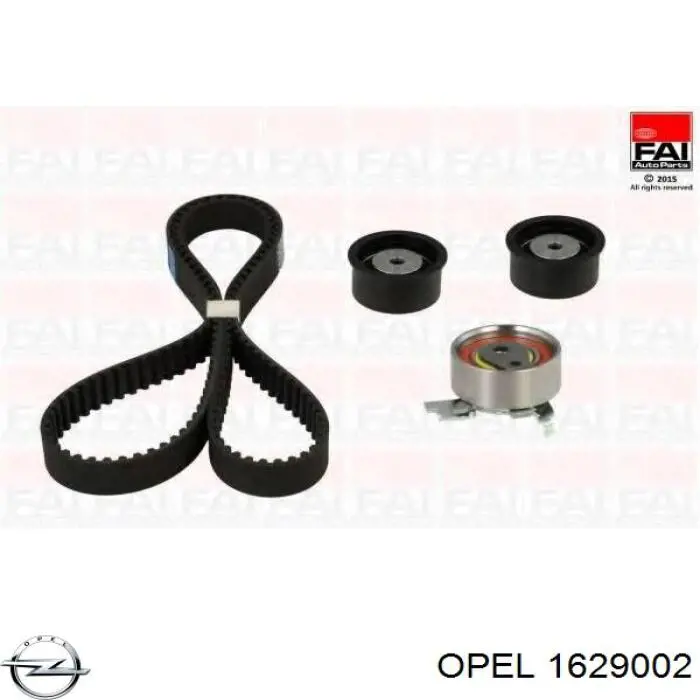 ГРМ ремни, комплект Opel 1629002 цена, от 82.64 USD