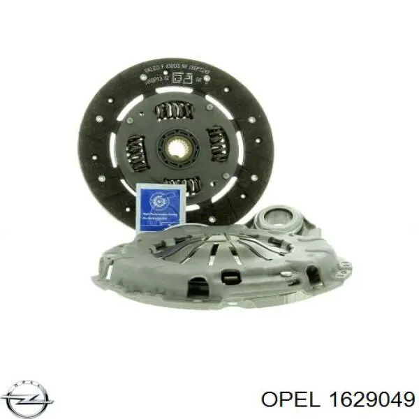 Купить 1629049 Opel Комплект сцепления (диск, корзина, подшипник)