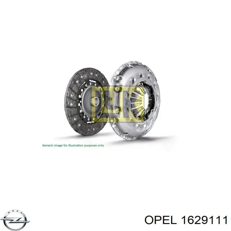 1629111 Opel kit de embraiagem (3 peças)