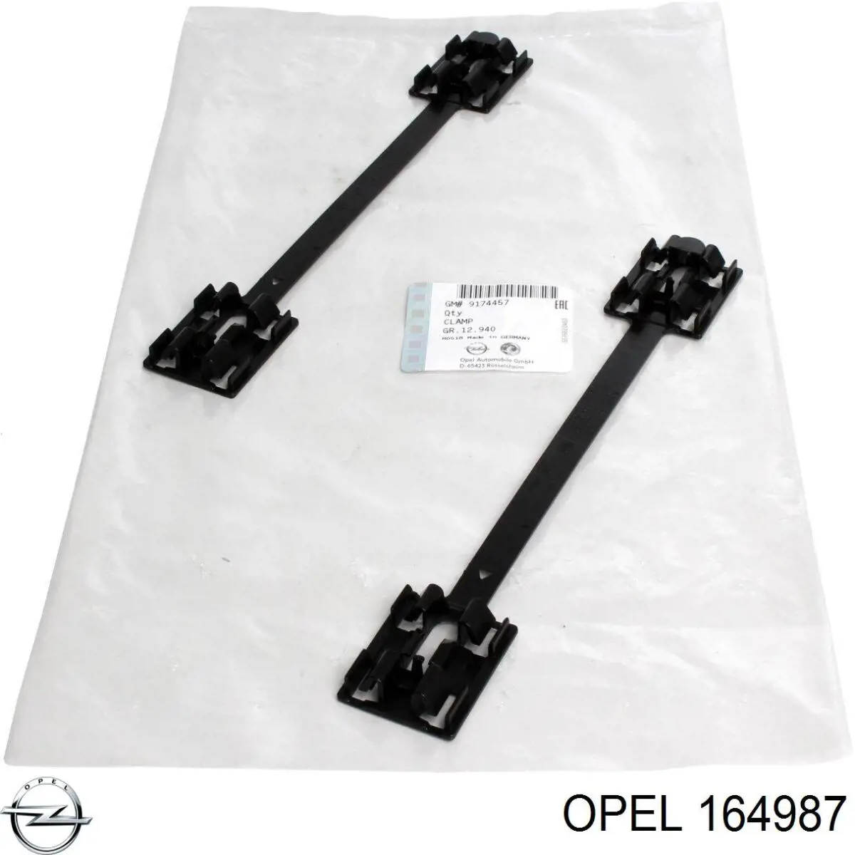164987 Opel пистон (клип крепления накладок порогов)