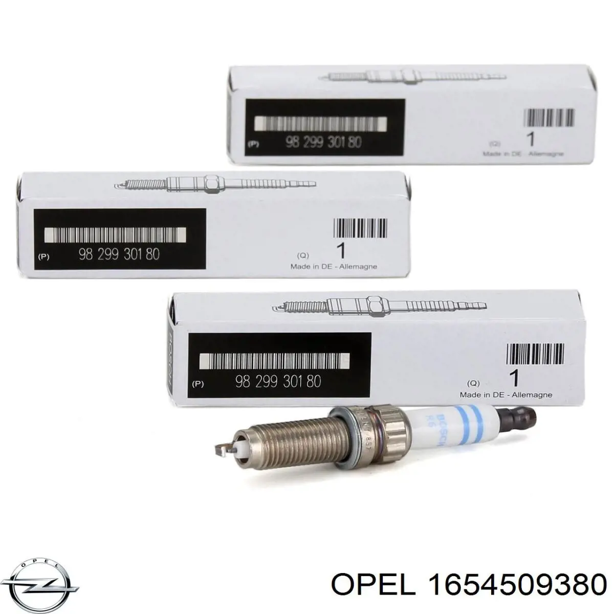 Свеча зажигания Opel 1654509380 цена, от 10.74 USD