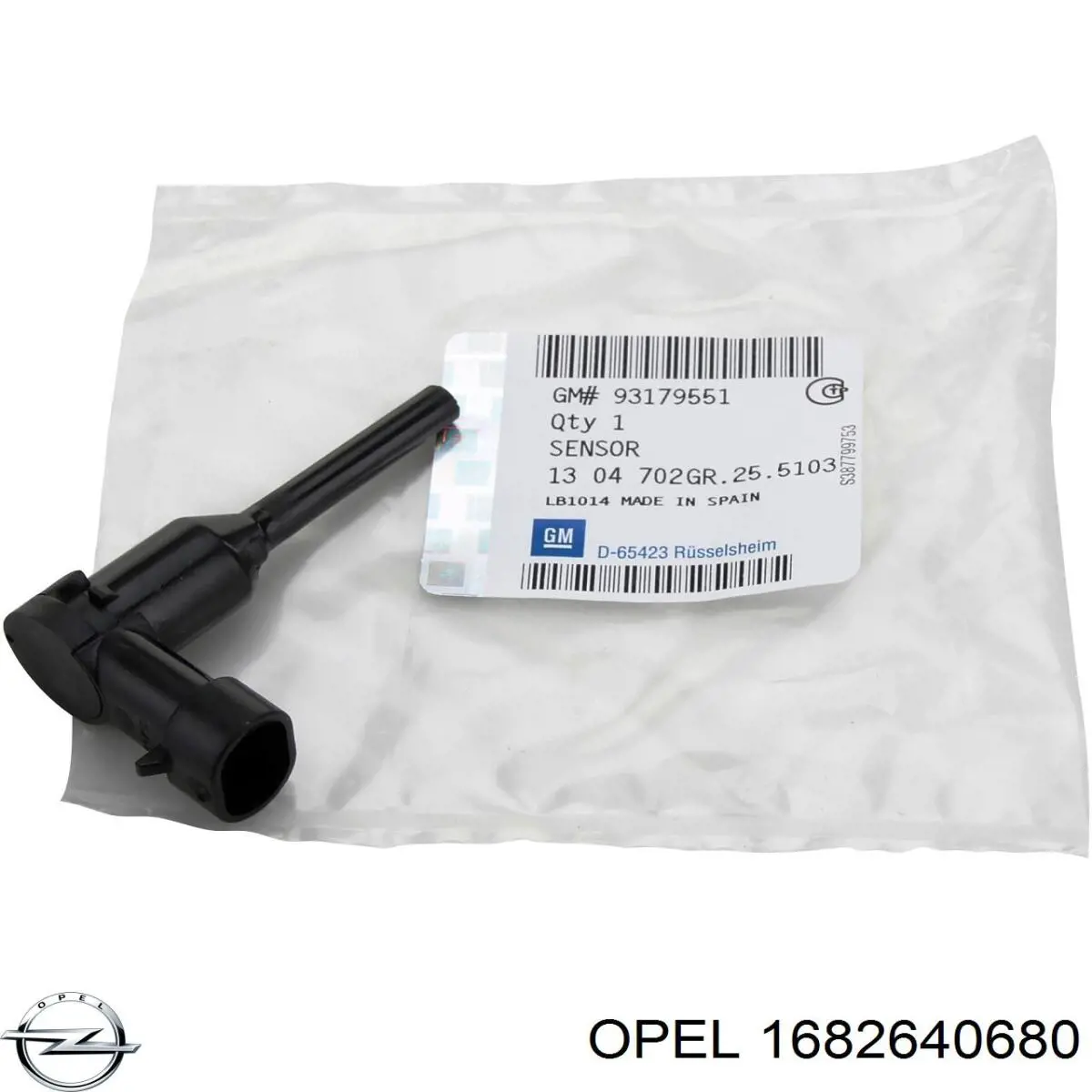 1682640680 Opel sensor do nível do fluido de esfriamento no tanque