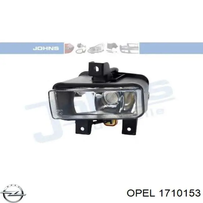 Фара противотуманная, левая Opel 9193705 цена, от 57.01 USD