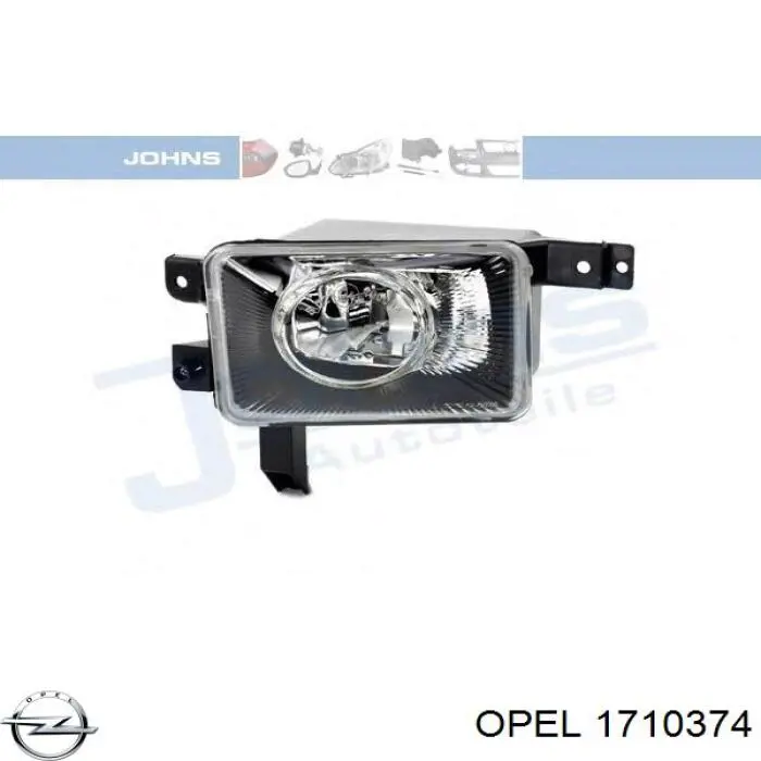Купить 1710374 Opel Противотуманка левая