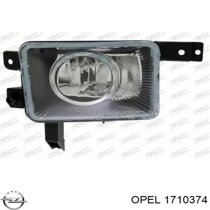 Фара противотуманная, левая Opel 1710374 цена, от 34.88 USD